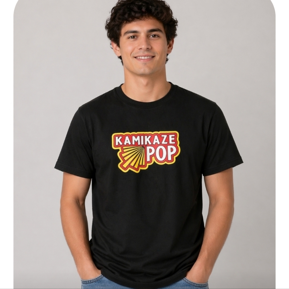Hanes Kamikaze Pop Staff t shirt Large black